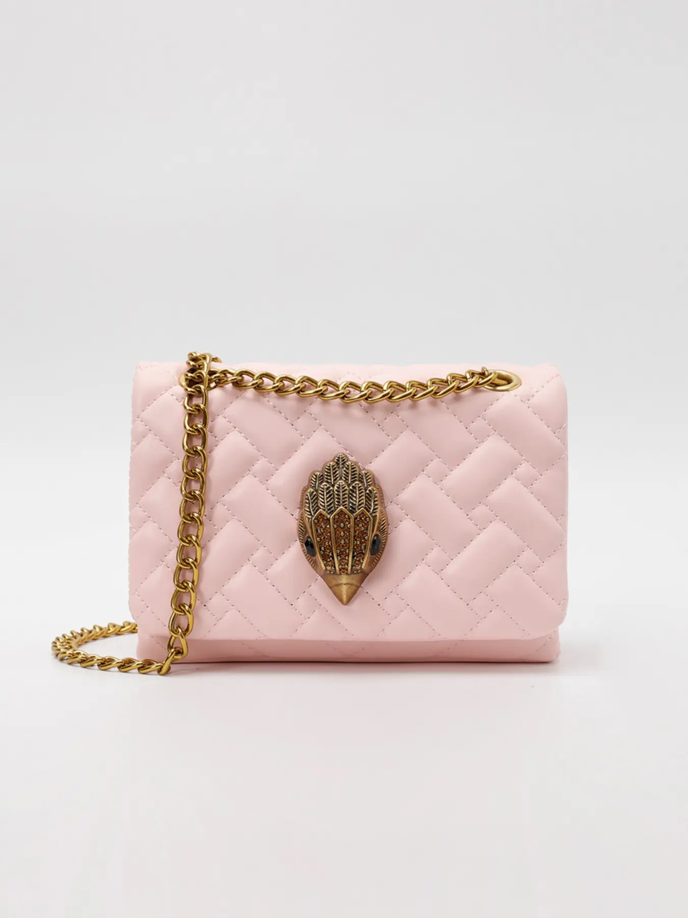 New Stylish Rhombus Embroidered Large Eagle Head Bag, Single Shoulder Crossbody Rhombus Bag, Ideal for Commuting, Travel, Shopping