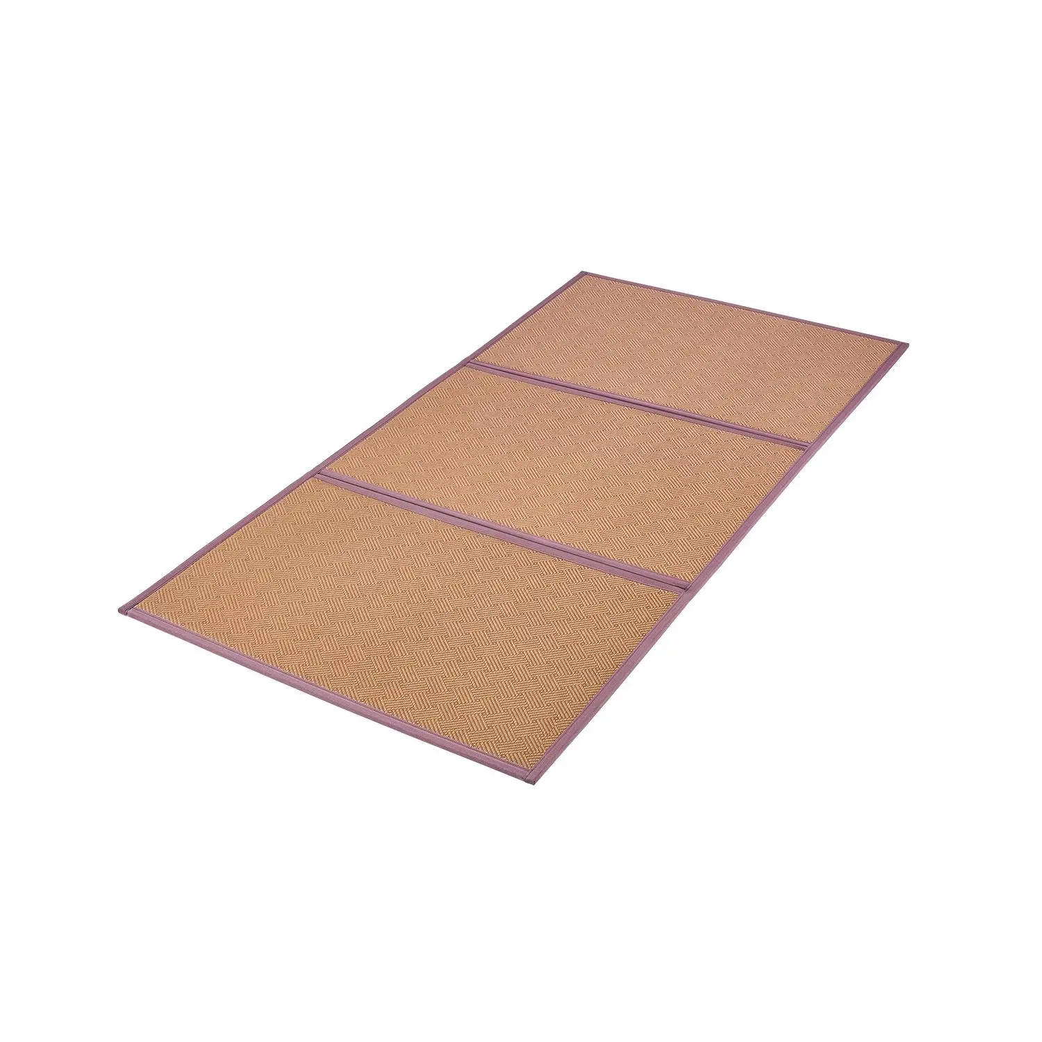 Japanese Tatami Mat, 80x 39 in Foldable Handwoven Natural Rattan Tatami Mat, Non-Slip Easily Cleaned Japanese Tatami Floor Mat, Summer Breathable Sleeping Mat for Meditation Yoga Relaxation