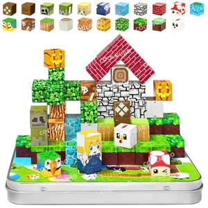 60pcs Magnetic Building Blocks Set - Animal Themed STEM Learning Toy, Magnetic Cubes for Kids, Educational And Creative Building Toys, Perfect Gift for Christmas, Birthday, Easter random color