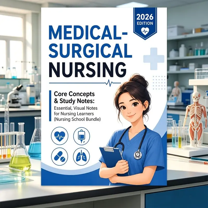 Nursing Success Bundle: Handwritten Notes, Ace Nursing School, Concise & Comprehensive Study Guide, Essential Resources for Students, Nurse Workbook
