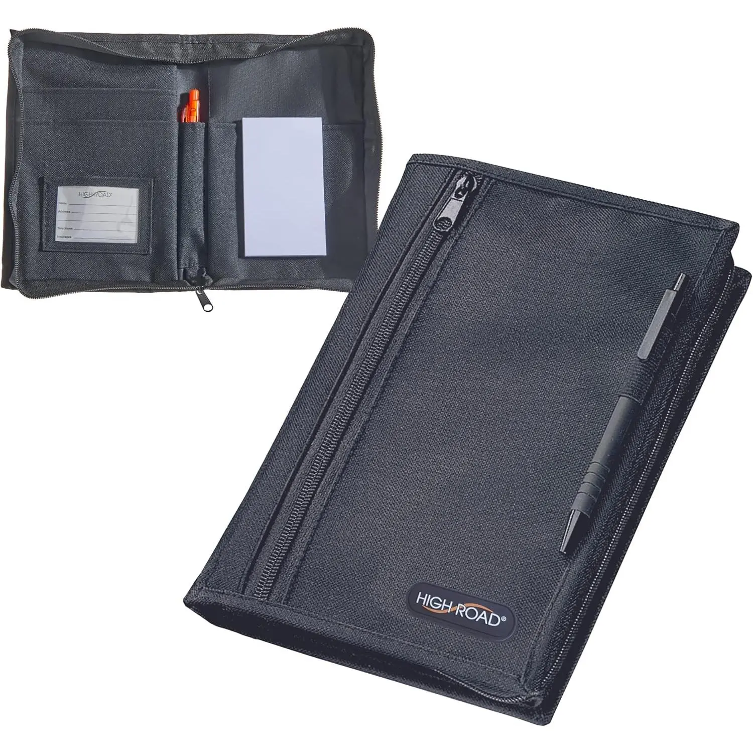 Glove Box Organizer and  Manual Book Holder with Full Zip Closure | 's  Manual Case Securely Organizes Auto Documents and Paperwork for Easy Access and a Clean Glovebox