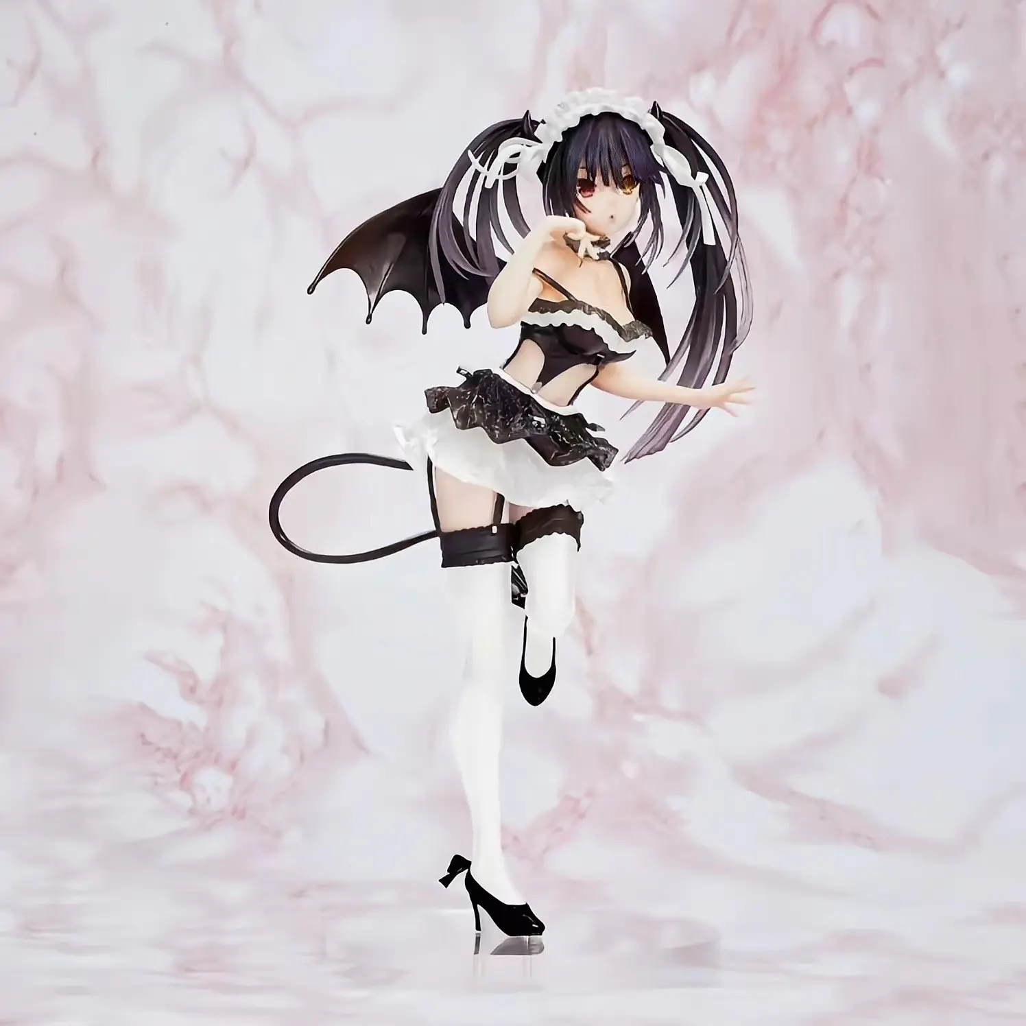 Date a Live Kirishima Kuroko Handmade Model, Small Demon Sprite Anime Collectible Figure, Wholesale Scene Decorative Model
