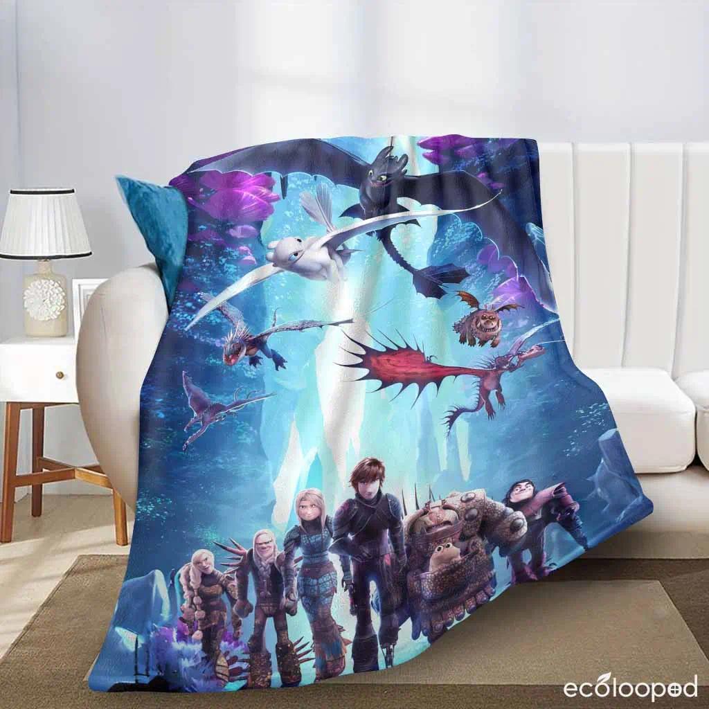 How to Train Your Dragon Flannel Blanket Toothless and Light Fury Fantasy Print UltraSoft Warm and Cozy Perfect for Movie Nights Home Decor Travel Unique Gift for Dragon Fans, Cozy Throw, Graphic Blanket, Aesthetic Decor, Plush Blanket, Comfortable Gift, How to Train Your Dragon Flannel Blanket Toothless and Light Fury Fantasy Print UltraSoft Warm and Cozy Perfect for Movie Nights Home Decor Travel Unique Gift for Dragon Fans, Cozy Throw, Graphic Blanket, Aesthetic Decor, Plush Blanket, Comfortable Gift,