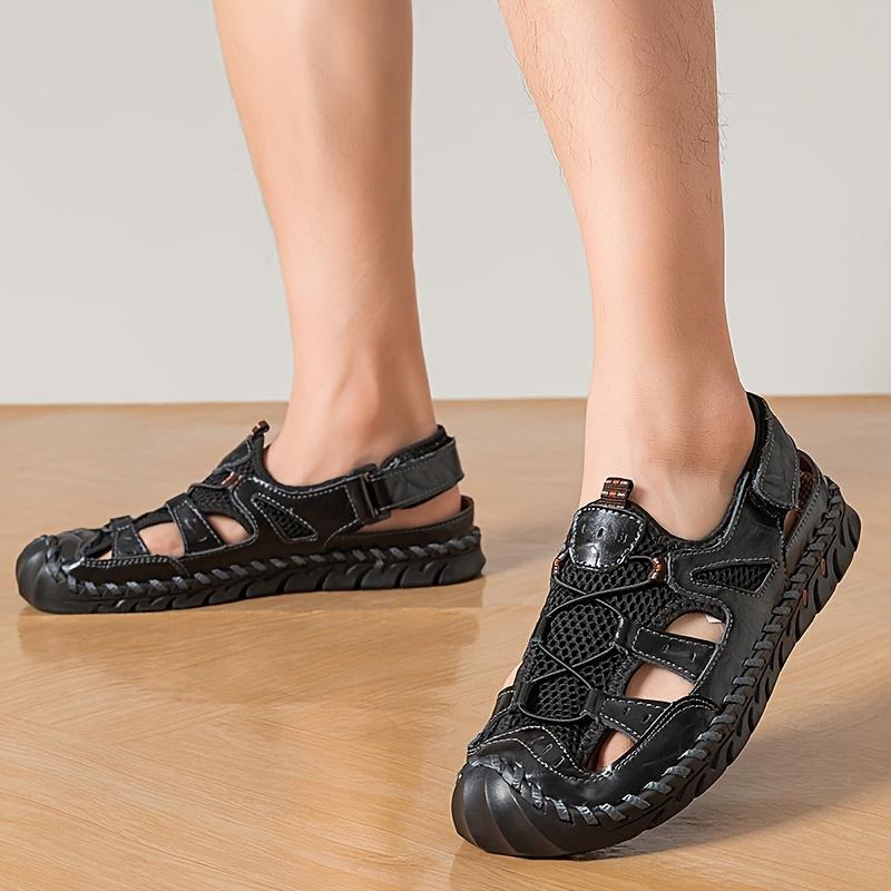 Men's Closed-toe Sports Sandals - Anti-slip Quick-drying Men's Water Sandals Beach Shoes - Casual Walking Breathable Shoes