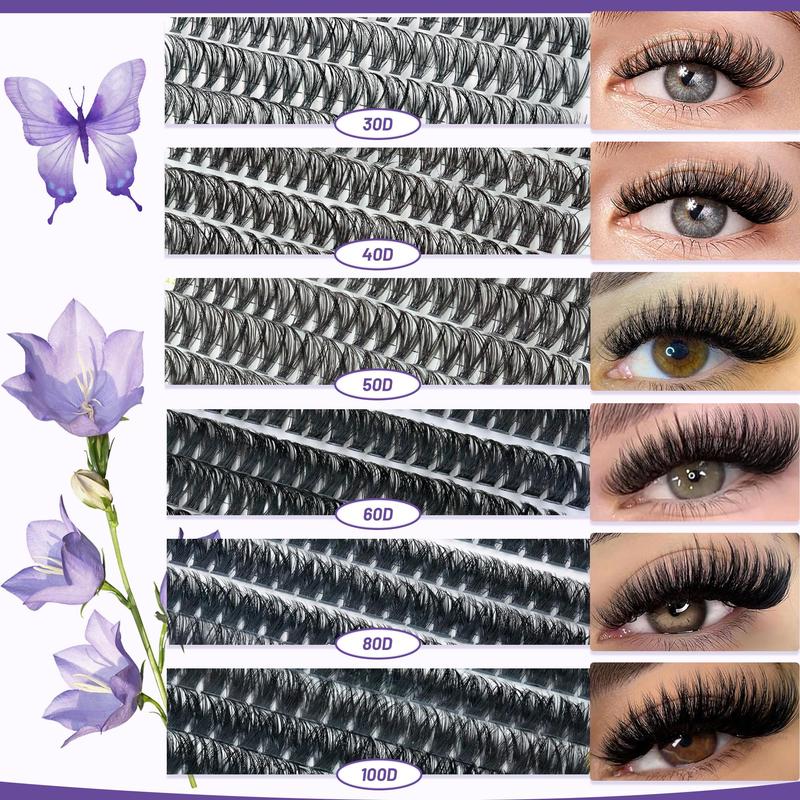 Mixed-Length False Eyelashes Eyelash Extensions Kit with Bond & Seal, Remover, Tweezers & Eyelash Curler, 1 Box Natural-Look, Self-Grafting Eyelash Clusters #TOP PICKS Mixed-Length False Eyelashes Eyelash Extensions Kit with Bond & Seal, Remover, Tweezers & Eyelash Curler, 1 Box Natural-Look, Self-Grafting Eyelash Clusters #TOP PICKS