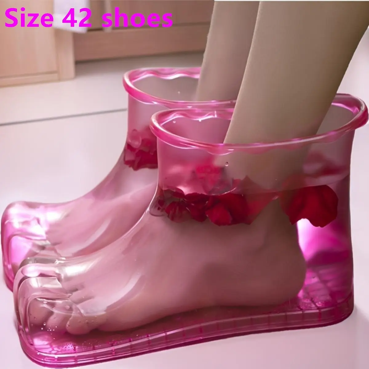 Portable Foot Soaking Tub, Collapsible Foot Bath, Foldable Foot Bath Basin for Home and Travel, Foot Spa Bucket for Warm Water Foot Care and Relaxation, No Electricity or Batteries Required, Lightweight, Easy to Store