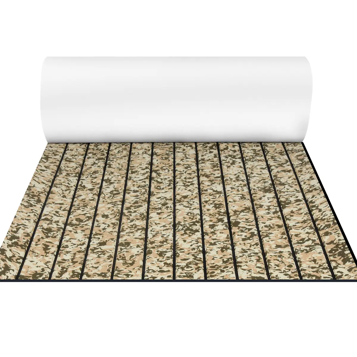 EVA Foam Boat Flooring 96"x28.8" Self-Adhesive Sea Deck Flooring, Non-Slip Traction Marine Decking Sheet Mat for Pontoon, Jon Boat, Kayak, Surfboard & Rubber Boat