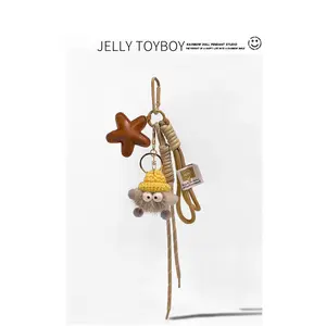 2026 New Miu-Style Star Charm, Instagram‑Cute Girly Accessory for Bags — Keychain, Lanyard, Hanging Ornament, Gift