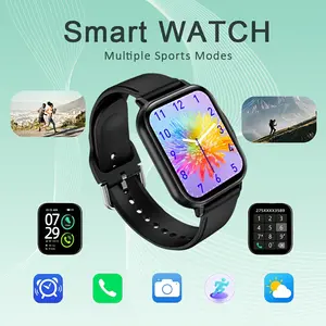 New 1.83" Full Touch Screen Smart Watch for Men & Women, Bluetooth Calling, Multi-Sport Modes, Sleep Monitor, Voice Assistant, Weather Forecast, Calculator, Music Control, Alarm, Remote Camera, Outdoor Fitness Watch for Android & iOS