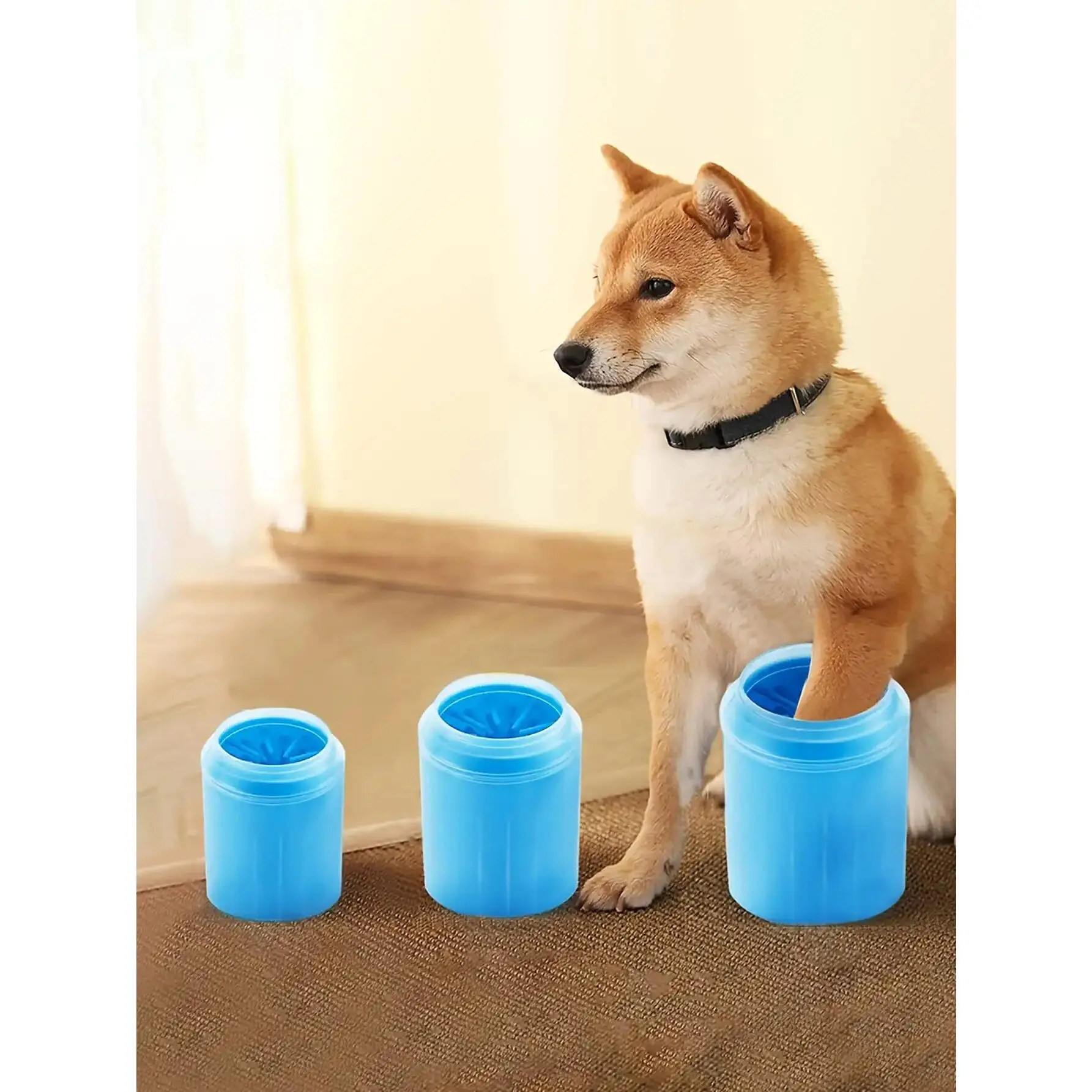 1PC Metal Pet Foot Bath Cup - Dog Claw Care Grooming Tool