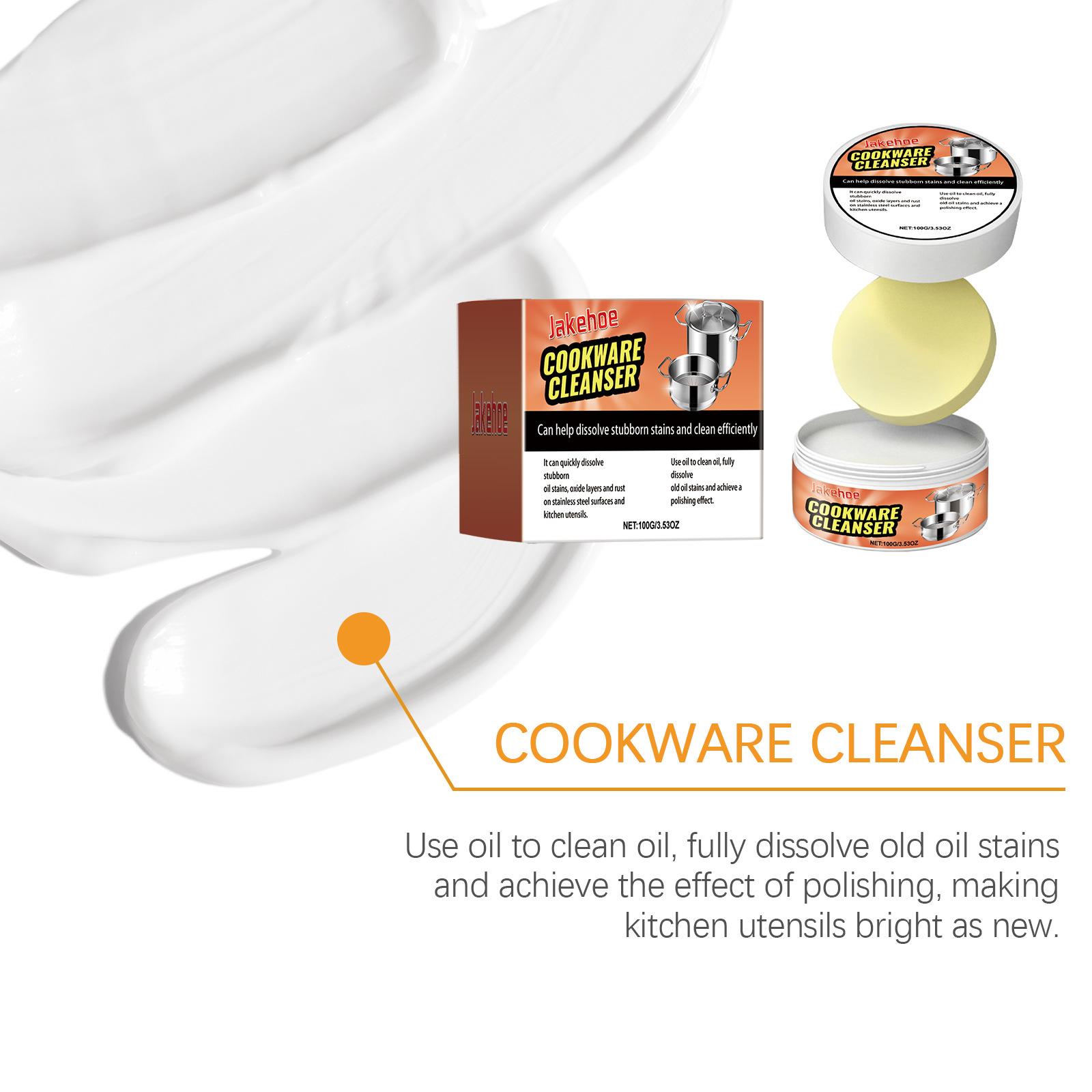 Cookware cleaning paste for household kitchen stainless steel cookware cleaning, rust removal, dirt removal, fragrance retention cleaning paste
