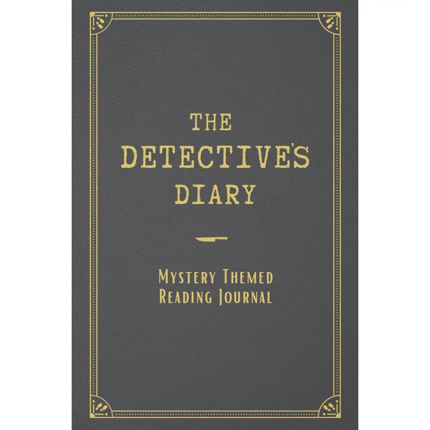 The Detective's Diary:  Themed Reading Journal, planner for book lovers to track 100 book ratings & reviews, challenges, book list, progress - Paperback