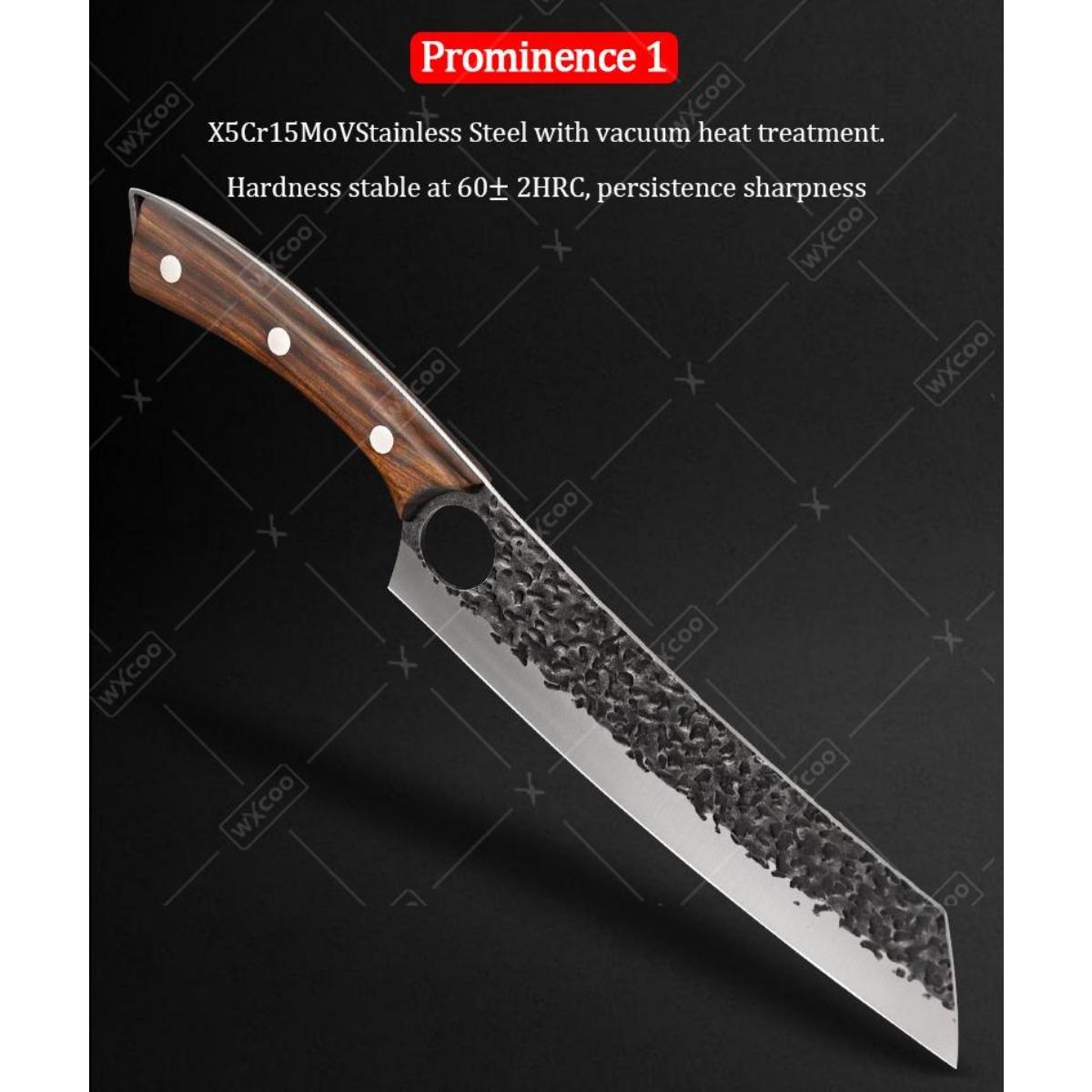 1 PC Multipurpose Knife Household Cooking Tool Handmade Forged Knife Kitchen Vegetable Cutter Professional Utility Butcher Cutting Paring Meat Cleaver