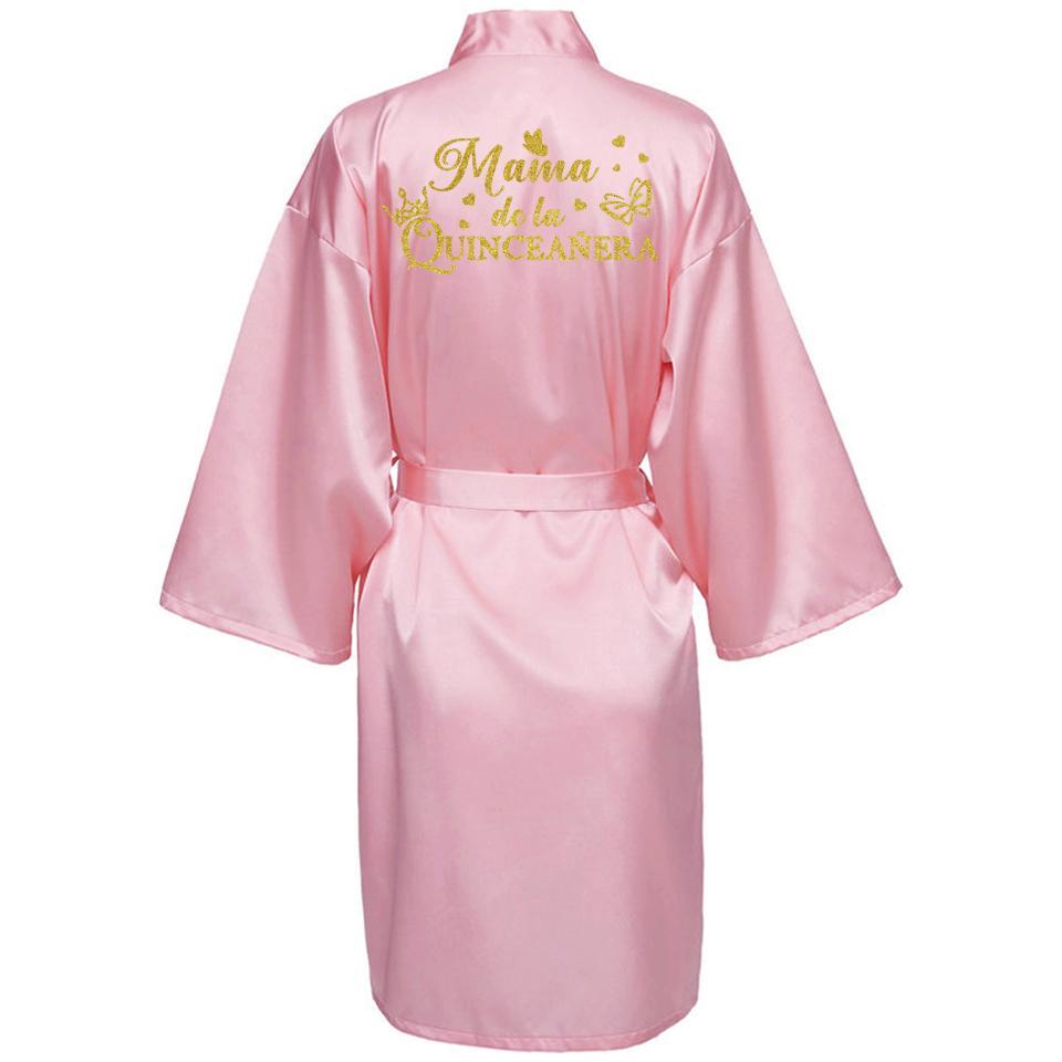 Mis XV Bathrobes Princess Sweet 15 Years Girl Birthday Party Mis Quince Años Robes Quinceanera Robe