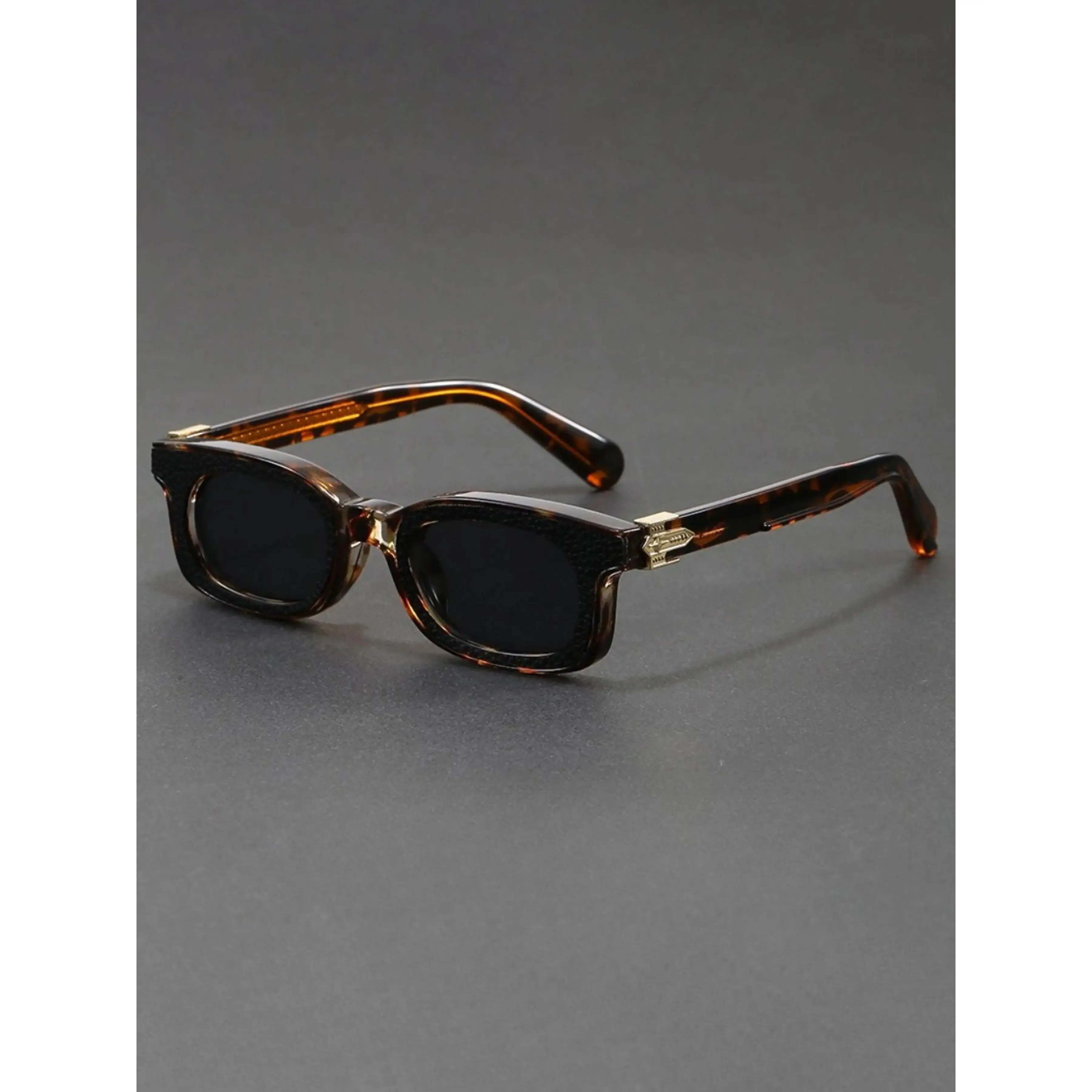 Square Thick Framed Sunglasses with Niche Design on The Temples Suitable for Driving and Suitable for Both Men and Women Fashion Sunglasses, Stylish Sunglasses, Cool Sunglasses, Trendy Square Sunglasses, Chunky Square Sunglasses