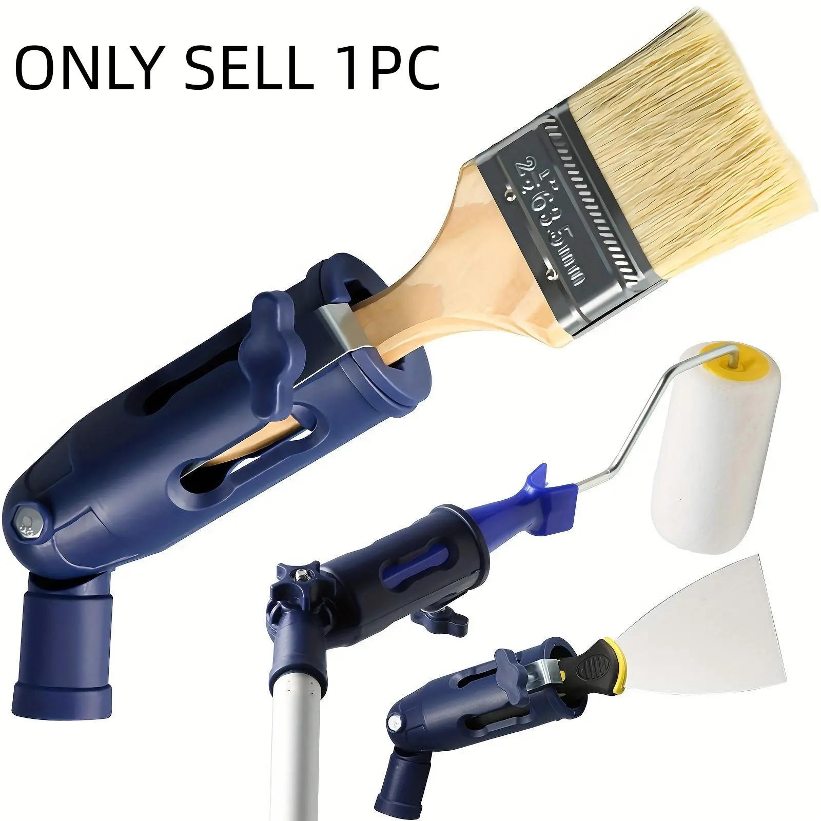 Paint Roller Extension Pole, Multi-angle Paint Brush Extension Tool, Hand Tool Accessories For High Ceilings Paint Roller Extension Pole, Multi-angle Paint Brush Extension Tool, Hand Tool Accessories For High Ceilings
