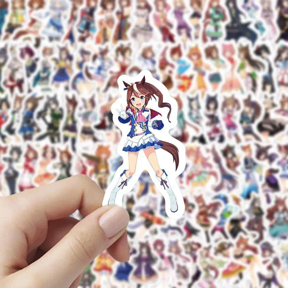 10/50/100PCS Umamusume Pretty Derby Stickers Kawaii Special Week Graffiti Anime Meme Decals Kids Toys Fridge Laptop Guitar Bike