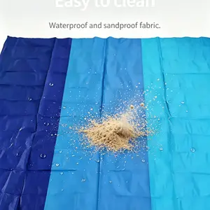 1 PC Foldable Portable Beach Mat — Outdoor Camping Mat, Waterproof Beach Blanket & Picnic Ground Sheet