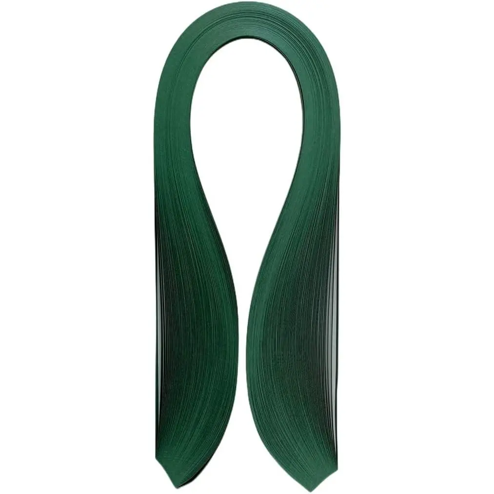 Quilling Strips 3mm Paper Quilling Set 120pcs Paper Strip 54CM Solid Color Star Origami Paper DIY Hand Crafts Quilling Paper Strips 1/8inch (Forest Green)