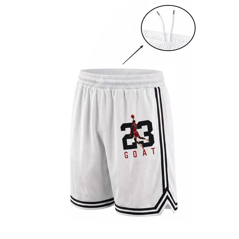 Men's Retro Basketball-Print Mesh Shorts — Sleeveless Jersey-Style Athletic Shorts, Breathable Gym & Training Shorts, Casual Streetwear Summer Bottoms — Ideal for Workouts, Fitness, Running, and Daily Wear