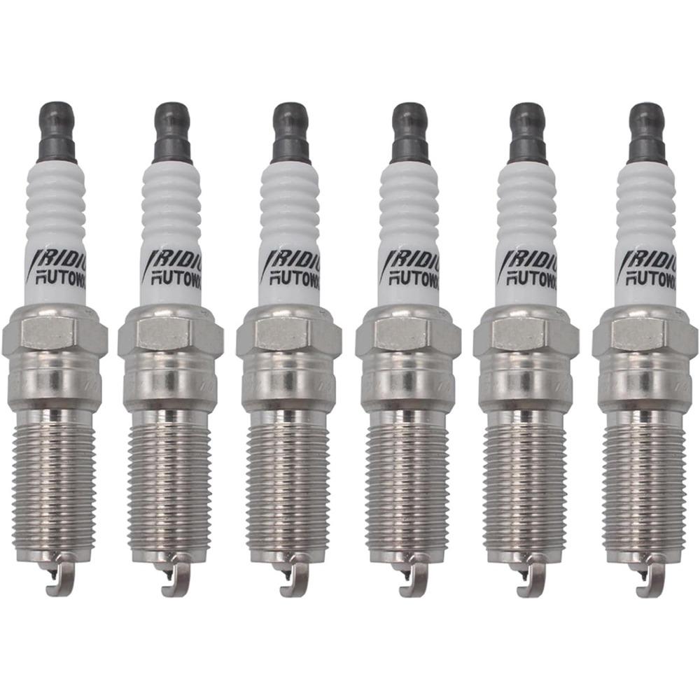 Spark Plug 6pcs Replace 41-109 12622561 LTR6IX-11 6509 Compatible With Dodge Grand Caravan,Ram 1500,LaCrosse,Enclave,Acadia,Mazda CX-9,CTS,Lincoln,Ford F150,Taurus,Explorer,Flex,Edge