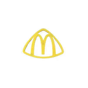 Magnetic M Emblem Car Badge 2PCS Funny 3D Car Stickers Exterior Decal Gift