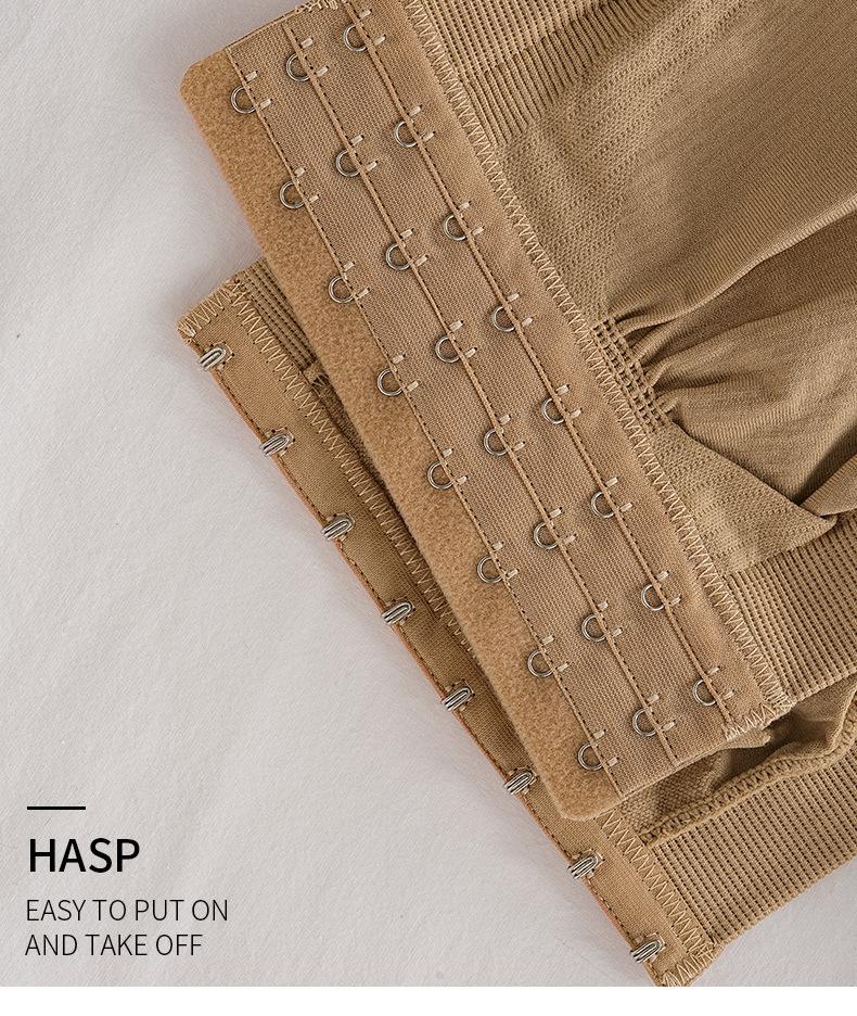 Plus Size Women's Underwear, Front-Clasp Strapless Bustier, Ladies' Bra, Push-Up, Non-Cup Chest Wrap, Beautiful Back