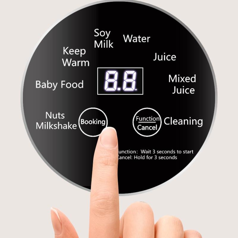 Rapid  Nut Milk Maker,40oz Large Capacity Stainless Steel Automatic 9 in 1 Soy Milk Machine for Homemade,Oat,Plant-Based Milk and Non-Dairy Beverages Almond Cow Milk Machine with Delay Start,Self Cleaning