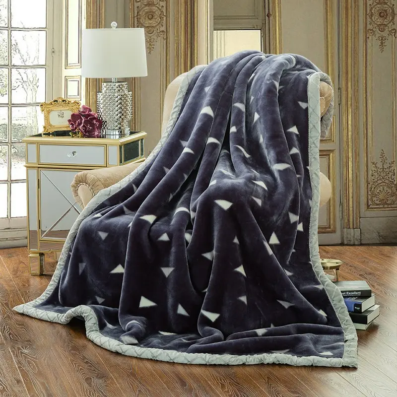 Luxurious Ultra Soft Cozy Chic Blanket, Outdoor Home Use, Single 150x200cm, Twin 180x220cm, Extra Large 200x230cm, Vintage Floral Design