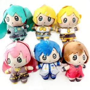 2026 hot item 1 Pc Anime Hatsune Miku Plush Doll Kagamine Rin Len Megurine Luka MEIKO KAITO Action Figures Collection Gift Toy