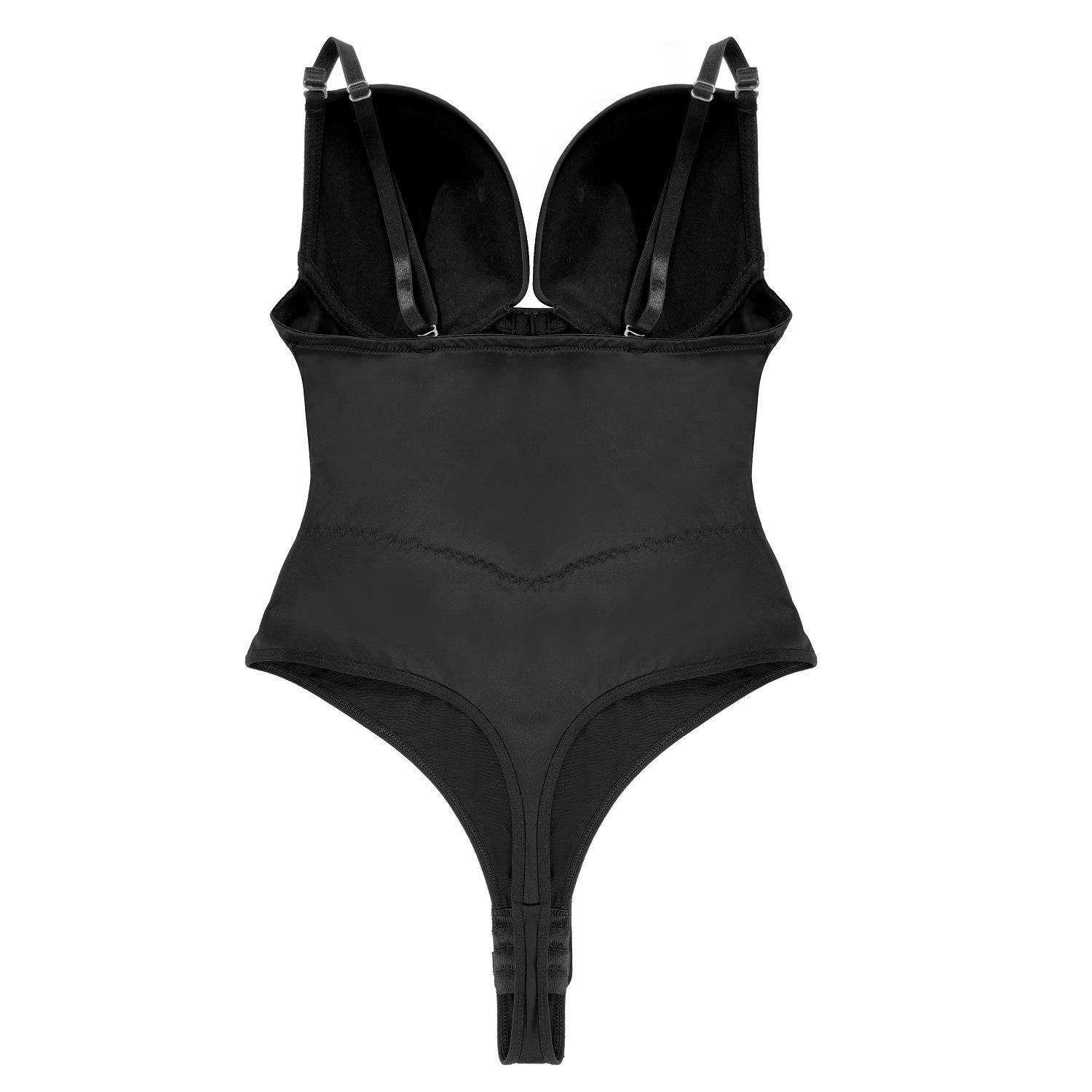 Women's Solid Color Strapless Backless Corset, 1 Count Tummy Control Shaper, High Stretch Shaper for Daily Wear, Waistband