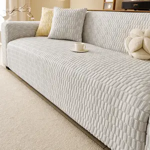 1count All-Season Anti-Slip Sofa Cover, Hand Washable &, High-Quality Cat Scratch Protection, Reusable Household Textile