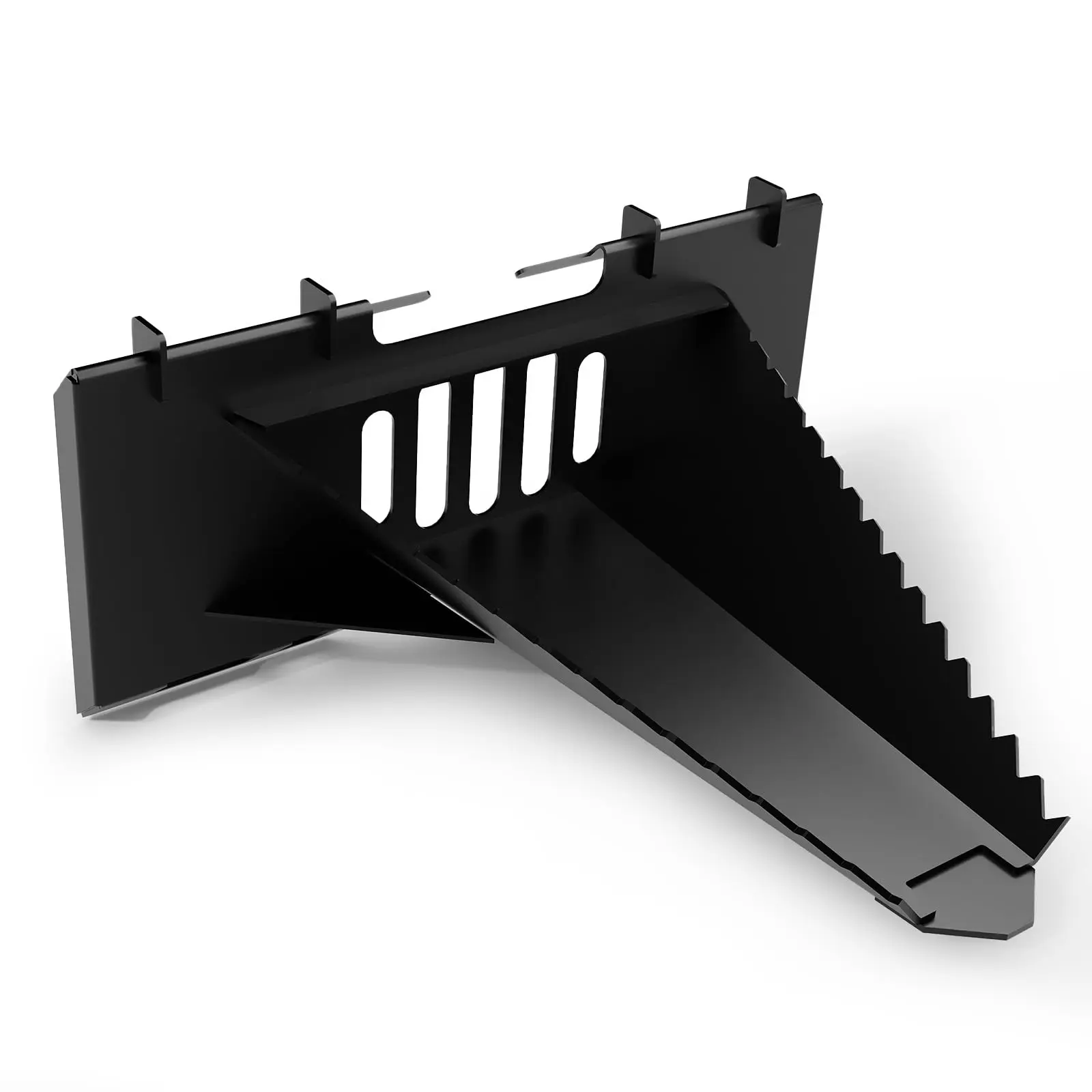 Garvee Heavy-Duty Stump Bucket Attachment for Skid Steer Loader – Quick Attach Tractor Loader – Serrated AR400 Edge – Efficient Tree and Root Removal – Ideal for Land Clearing & Agricultural Use