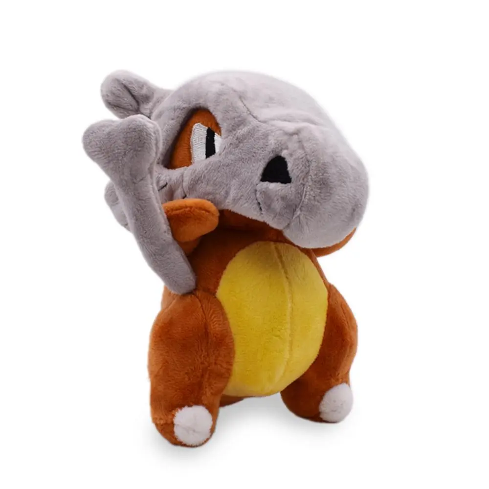 6.9 Inch Cubone Soft Geometric Plush Toy - All Star Collection Cartoon Game Stuffed Doll, Room Decor, Whimsical Home Decor, Birthday Gift