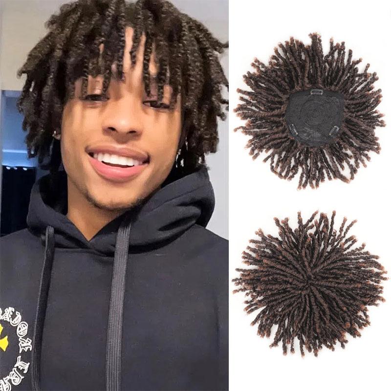 Fashion Wig 100g Dreadlock Clip In Hair Extensions for Men Women Hip Hop Top Head Synthetic Dreads