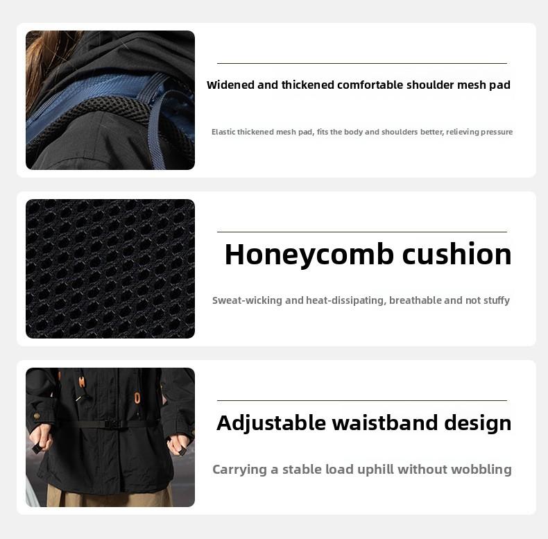 Hiking Bag Hiking Leisure Large Capacity Backpack Lightweight Outdoor Backpack