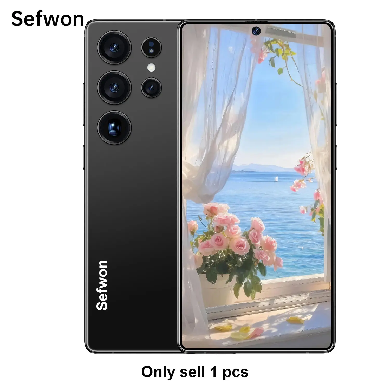 New Sefwon Android Phone Smart Unlocked 2026, Octa-Core Cpu, Android 12, 4+64GB RAM, 4000mah Battery, 8mp+16mp Camera, 4g Network, Dual Sim, 6.8-Inch Screen
