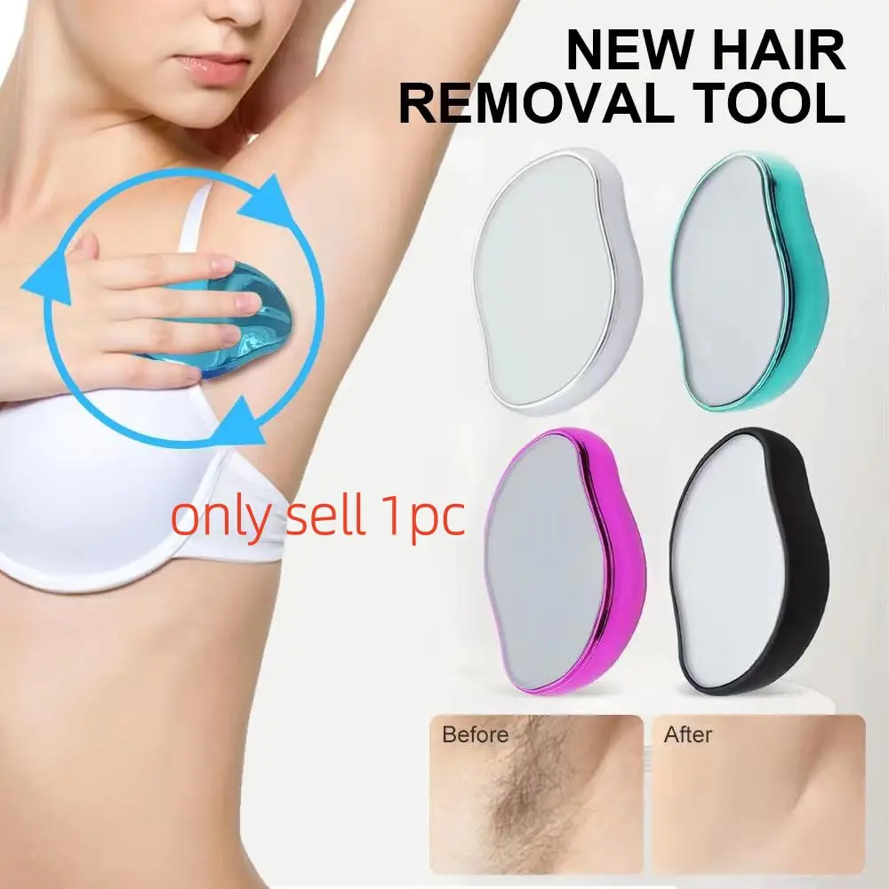 Crystal Hair Eraser, Safe & Easy Cleaning, Reusable Body Smoother, Physical Epilator for Smooth Skin, Beauty Depilation Tool