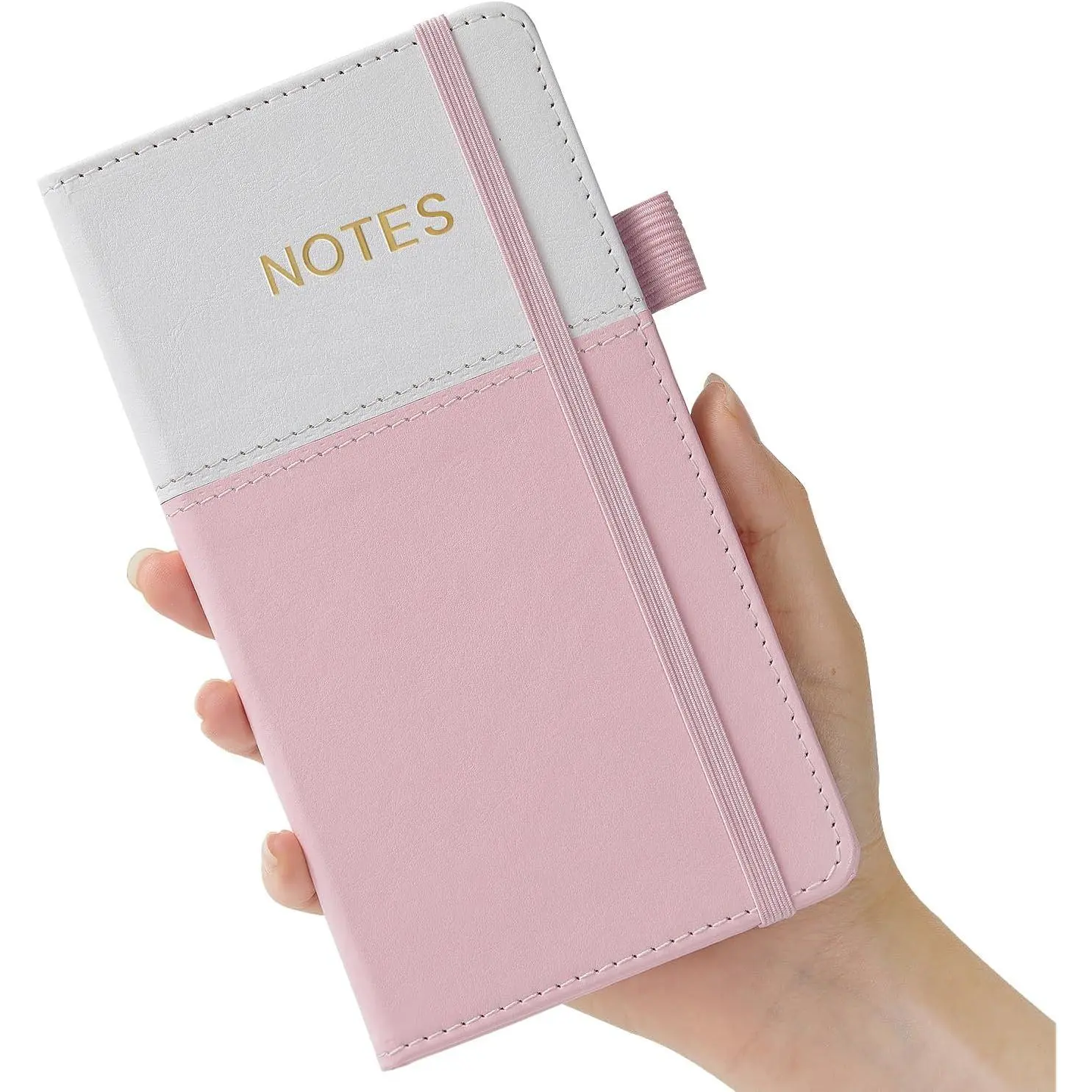 Small Journal Notebook for Women, 3.8" x 7", Pocket Size Notebook for Purse, Hardcover, 140 Pages 100GSM Lined Paper, for Work, Writing, Note Taking, Diary and Travel Notepad