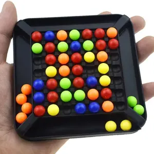 Eliminate Beans Rainbow Ball Elimination Board GameTravel Game Fun Color Matching Puzzle Toy Parent-child Interaction Brain Gam