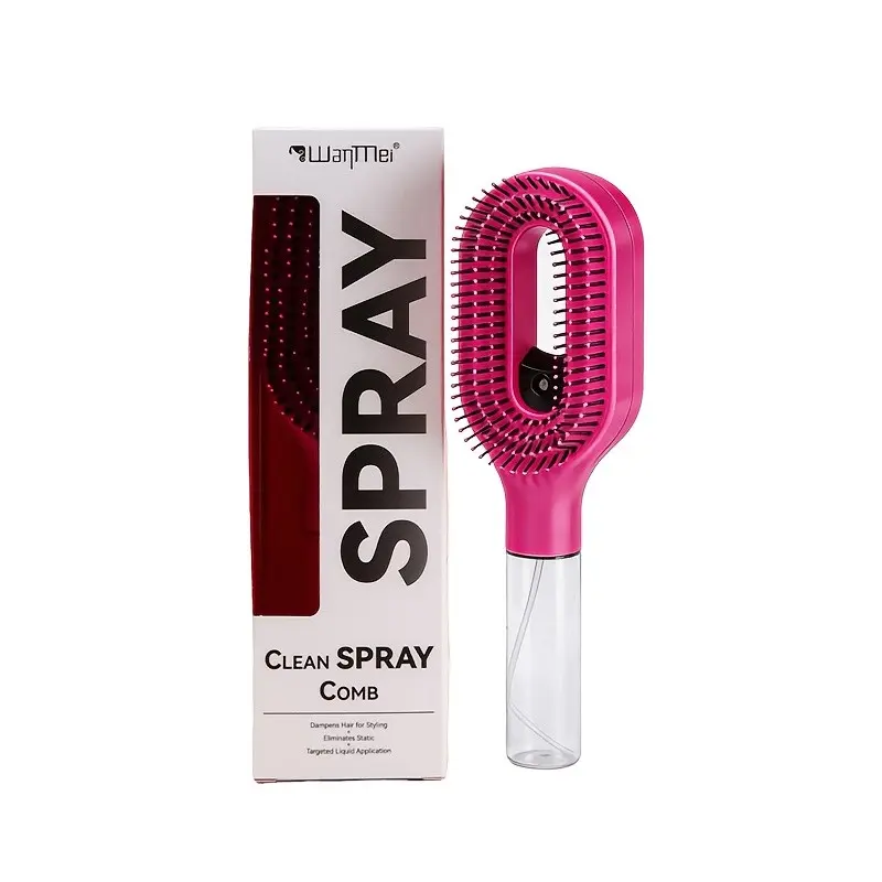 Two-In-One Hair Comb with Spray Bottle, Innovative Spray Comb for Styling, Fine Mist Design, Portable Lightweight Hair Care Tool, Ideal for Daily Use, Hair Styling Combs