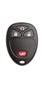 Keyless Entry Remote Control Key Fob Replacement Fits Chevy Silverado Avalanche Equinox Express Traverse GMC Yukon Sierra 1500 2500 3500 HD Acadia 2007 2008 2009 2010 2011 2012 2013 OUC60270