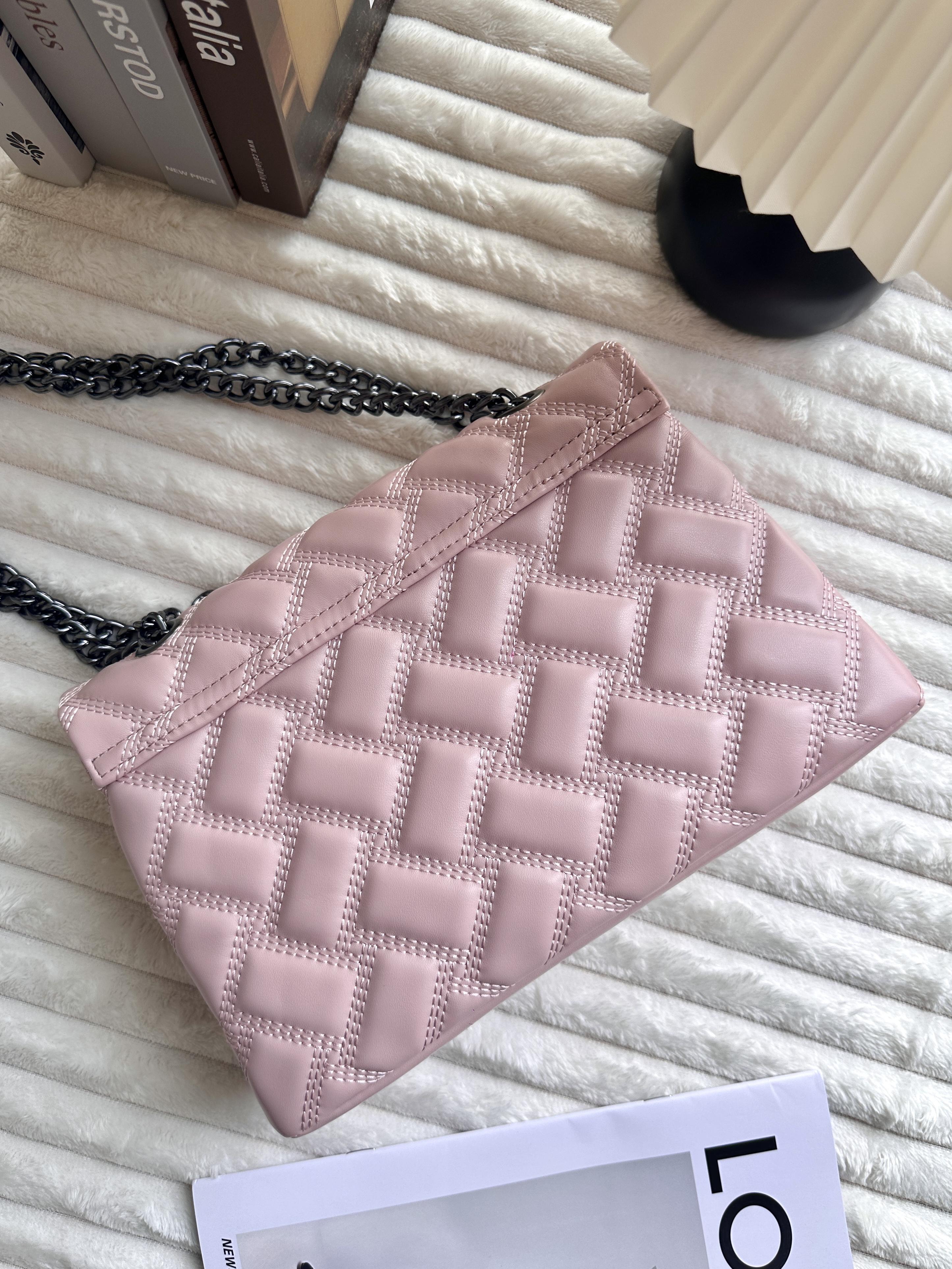 Women's Elegant Large Capacity Mommy Bag, Multifunctional Rhombic Embroidery Plaid Shoulder Bag, Casual Daily Handbag