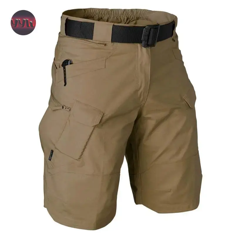 YYW1 Men Classic Tactical Shorts Upgraded Waterproof Quick Dry Mu