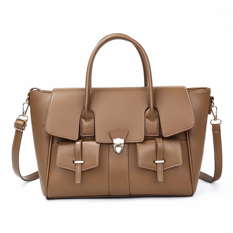 Vintage Handheld Tote Bag, New Large-Capacity Briefcase for Women, Suitable for Business Trips and Commuting