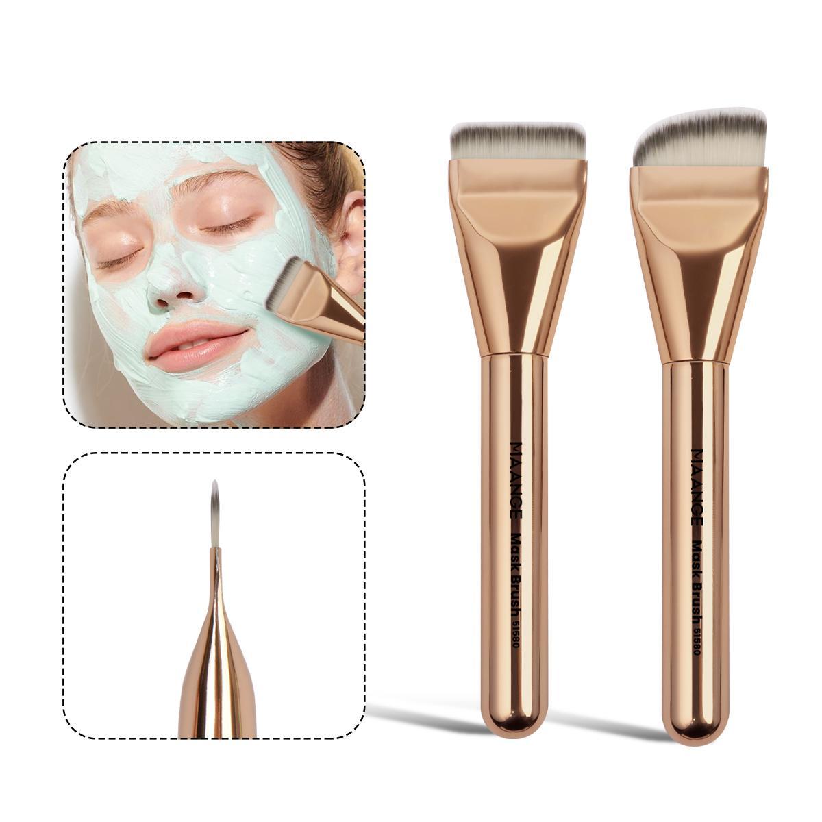 Makeup Brush Set, 2 Counts/set Flat Head Design Foundation Brush & Concealer Brush, Multifunctional Makeup Brushes Professional Makeup Tools for Applying Facial Mask #TOP PICKS