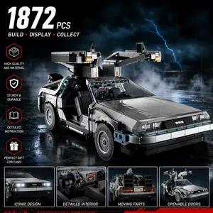 1872 Pieces Time Machine Building Blocks Set, Adult Educational Toy Gift, Birthday Present for Boys and Girls, Creative Puzzle Game
