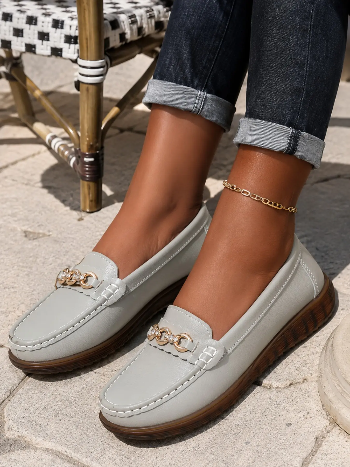 Women's Spring Summer New Flat Shoes, Versatile Soft Sole Oxford Shoes, Low Top Maternity Shoes, Comfortable Single Shoe