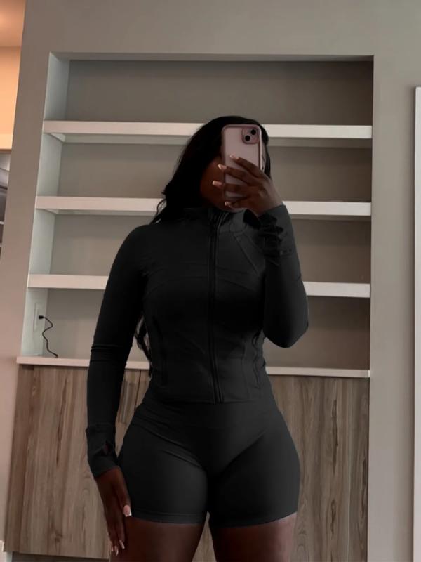 New2 piece sets women  Streetwear Lady Sports Tracksuit Set Lady Streetwear Shorts Outfit Set Sexy Women Two Pieces Club Macthing Top+Shorts colorblock print tee yoga clothes
