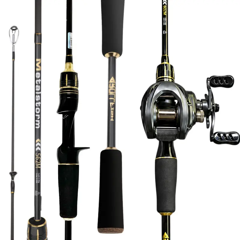5'11" Baitcasting Rod and Reel Combo - Beginner-Friendly DC Baitcaster with Carbon Fiber Rod, 255g Lightweight, 7.0:1 Gear Ratio, 5kg Max Drag Control, 2-Piece for Bass Fishing loudest ding